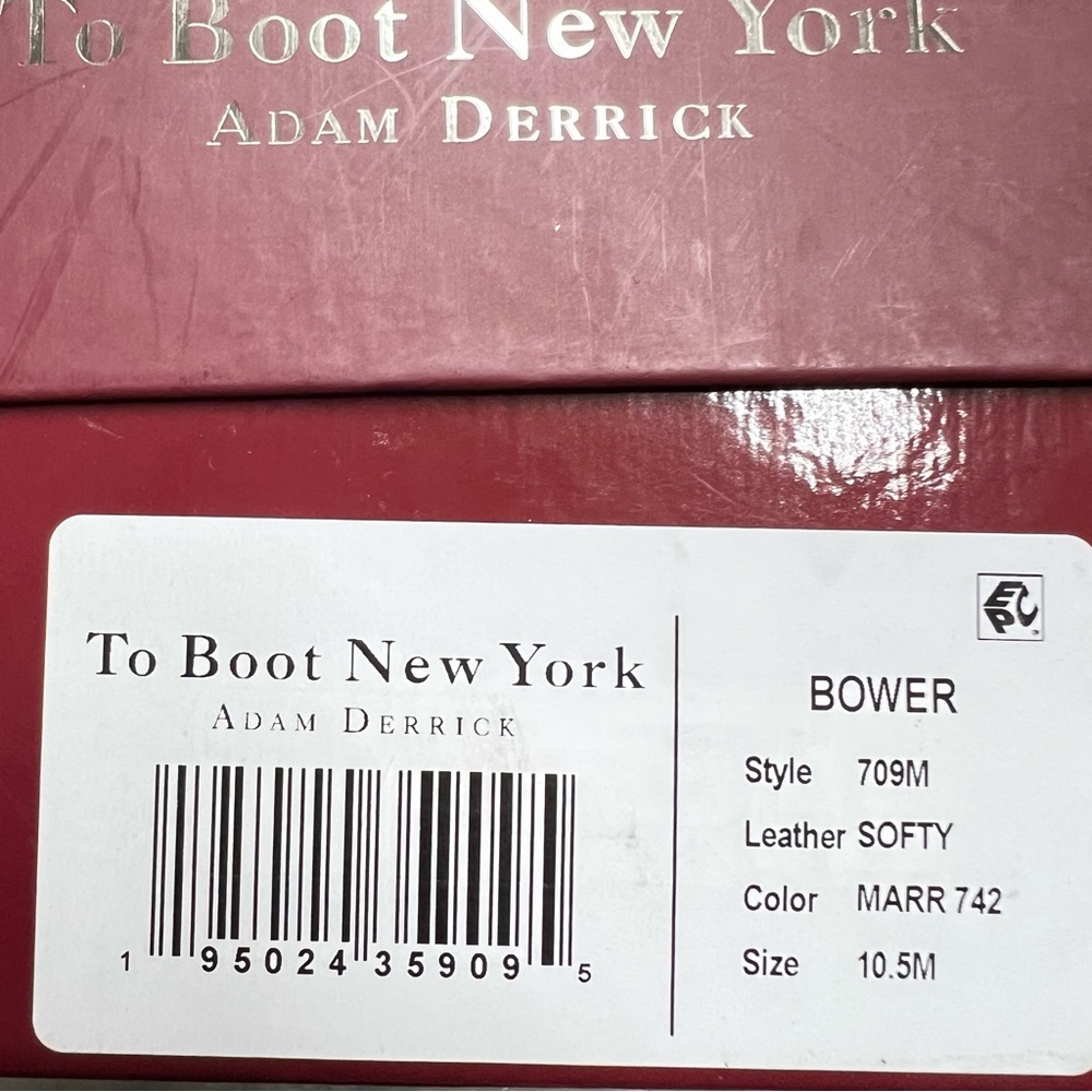 New Mens To Boot New York Bower Mid Brown Suede Monkstrap Loafers Oxfords - Picture 9 of 9